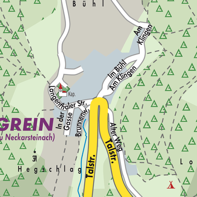 Stadtplan Grein