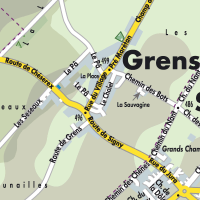 Stadtplan Grens
