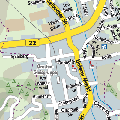 Gresten Oesterreich Stadtplan 