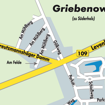 Stadtplan Griebenow