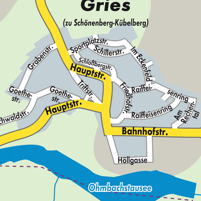 Stadtplan Gries