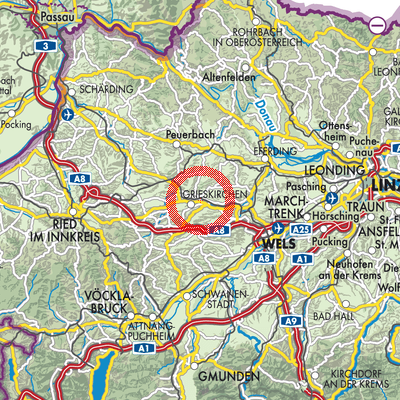 Landkarte Grieskirchen