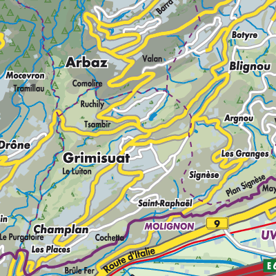 Übersichtsplan Grimisuat