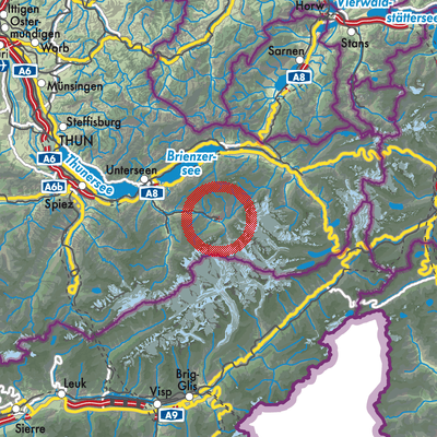Landkarte Grindelwald