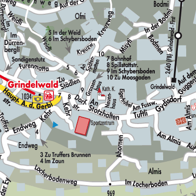 Stadtplan Grindelwald