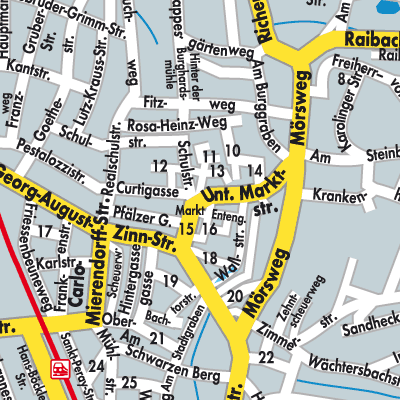Stadtplan Groß-Umstadt
