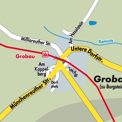 Stadtplan Grobau