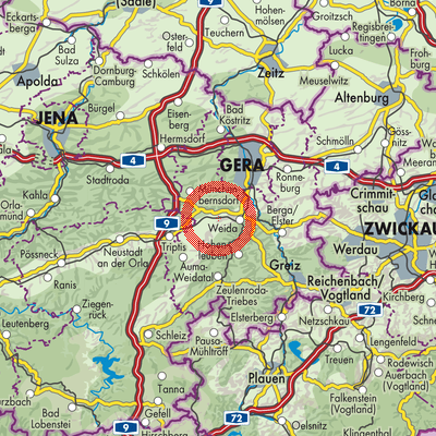 Landkarte Grochwitz