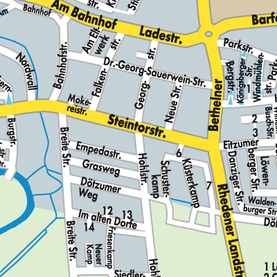 Stadtplan Gronau
