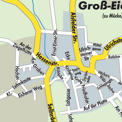 Stadtplan Groß-Eichen