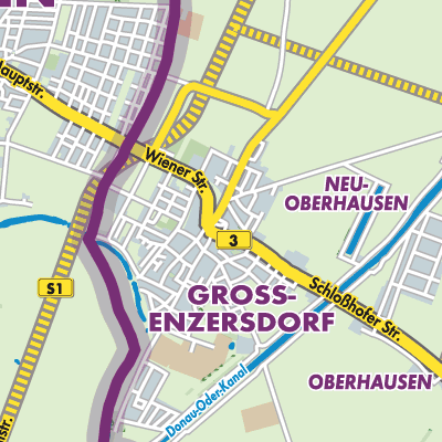 Übersichtsplan Groß-Enzersdorf