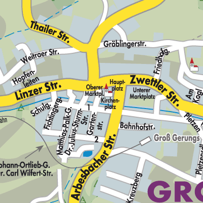 Stadtplan Groß Gerungs