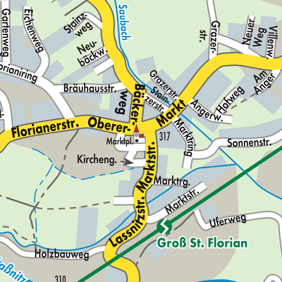 Stadtplan Groß Sankt Florian