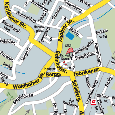 Stadtplan Groß-Siegharts