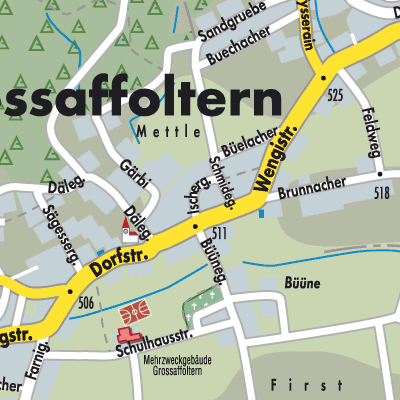 Stadtplan Grossaffoltern