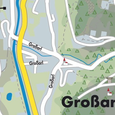 Stadtplan Großarl