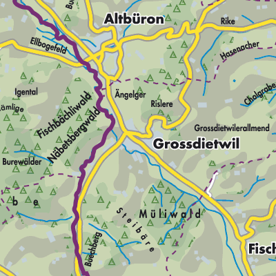 Übersichtsplan Grossdietwil