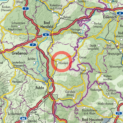 Landkarte Großenbach