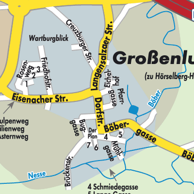 Stadtplan Großenlupnitz