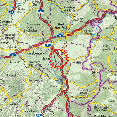 Landkarte Großenmoor