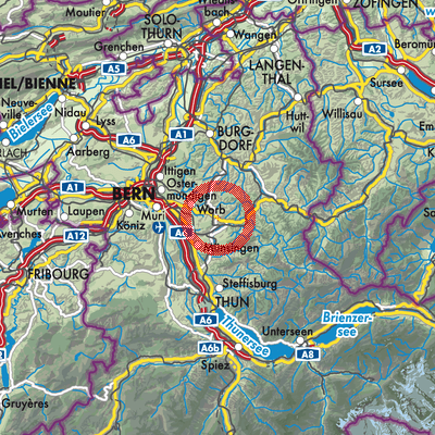 Landkarte Grosshöchstetten