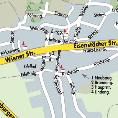 Stadtplan Großhöflein