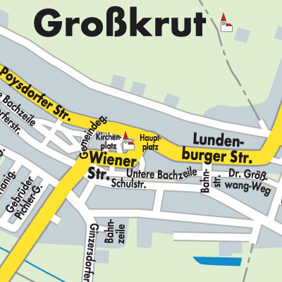 Stadtplan Großkrut