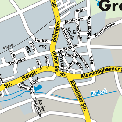 Stadtplan Großlangheim