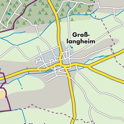 Übersichtsplan Großlangheim (VGem)