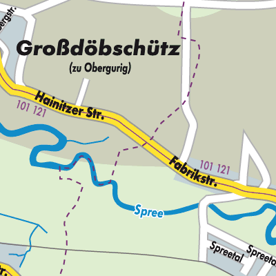 Stadtplan Großpostwitz/Oberlausitz