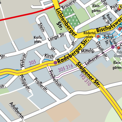 Stadtplan Großröhrsdorf