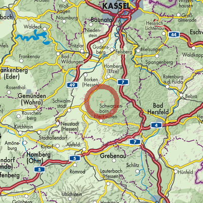 Landkarte Großroppershausen