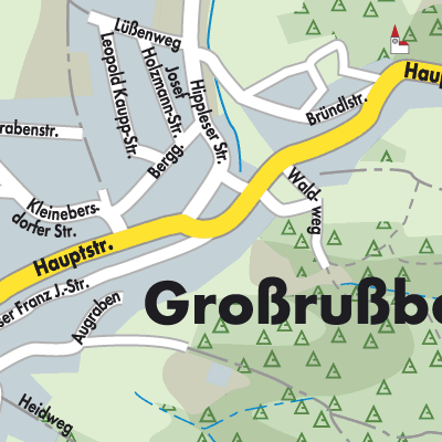 Stadtplan Großrußbach