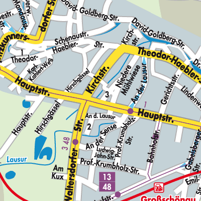 Stadtplan Großschönau