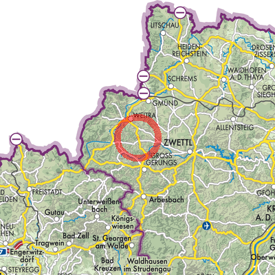 Landkarte Großschönau