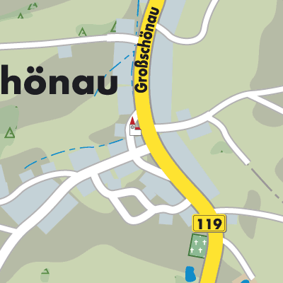 Stadtplan Großschönau