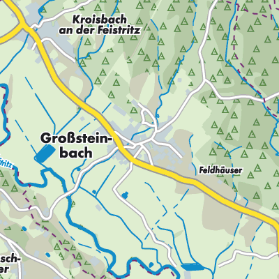 Übersichtsplan Großsteinbach