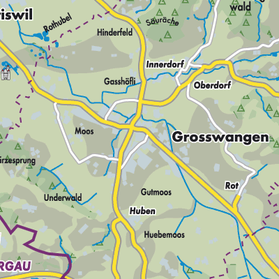 Übersichtsplan Grosswangen