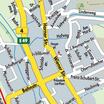 Stadtplan Großweikersdorf