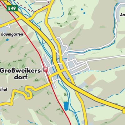 Übersichtsplan Großweikersdorf