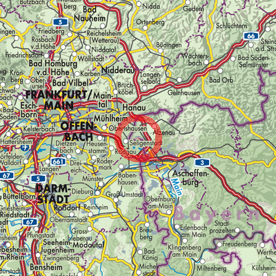 Landkarte Großwelzheim
