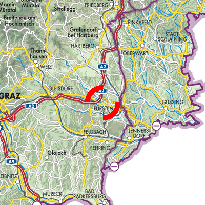 Landkarte Großwilfersdorf