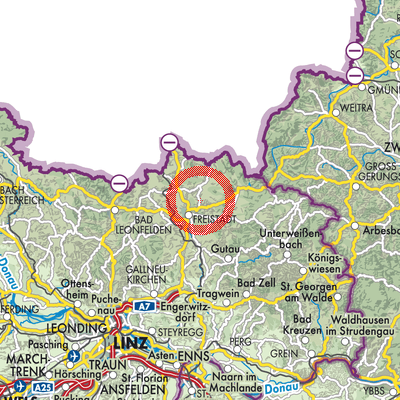 Landkarte Grünbach