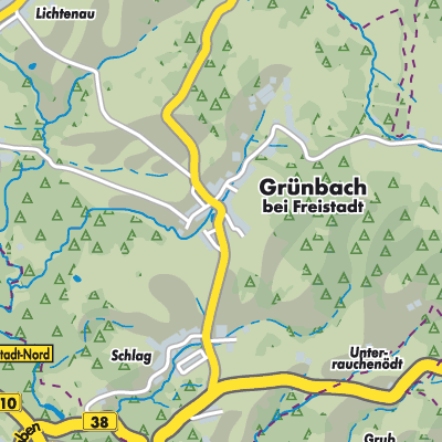Übersichtsplan Grünbach