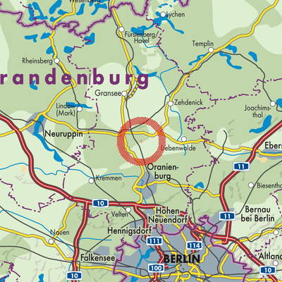 Landkarte Grüneberg