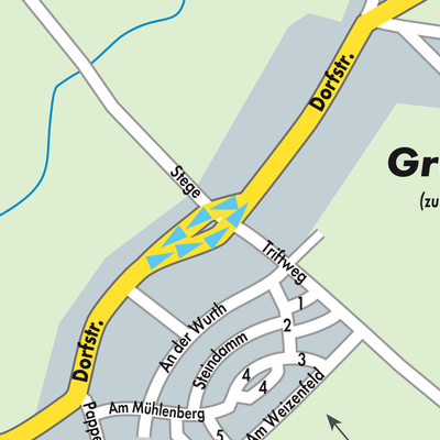 Stadtplan Grüneberg