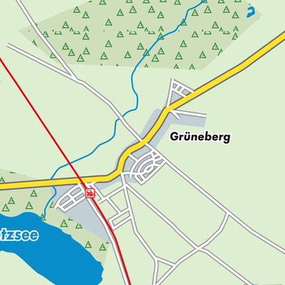 Übersichtsplan Grüneberg