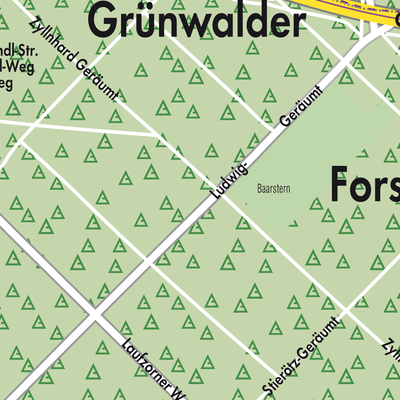 Stadtplan Grünwalder Forst