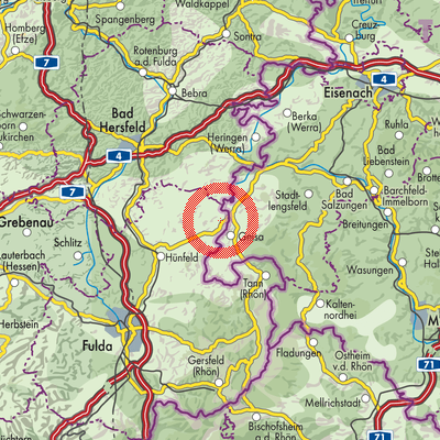 Landkarte Grüsselbach