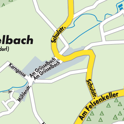 Stadtplan Grüsselbach